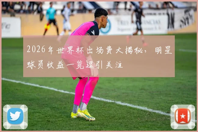 2026年世界杯出场费大揭秘，明星球员收益一览逗引关注